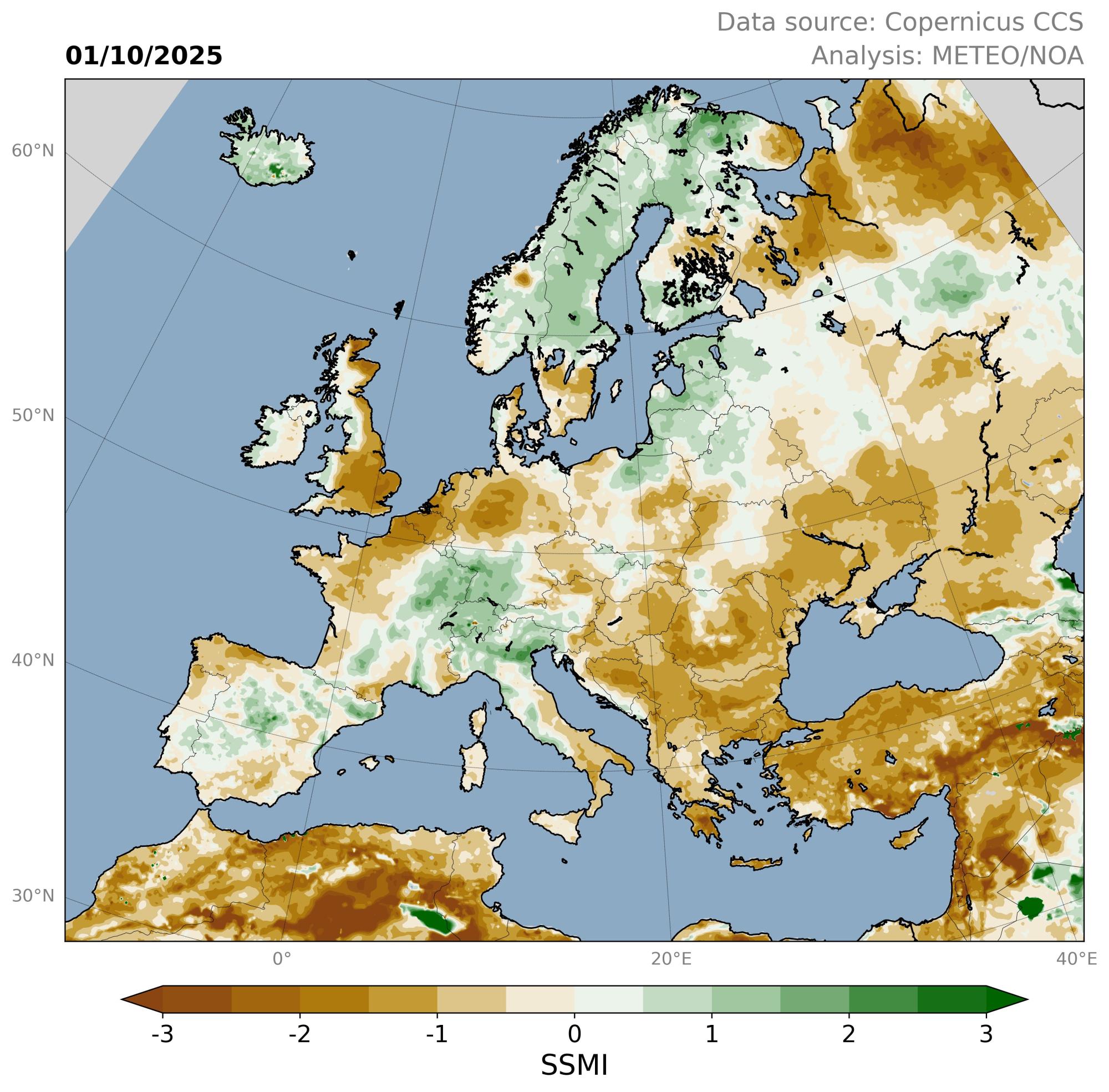 Standardized anomaly in soil moisture in the 28-100cm layer below surface on October 1st.jpg